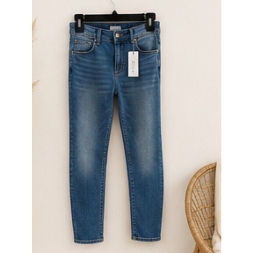 Zara Vintage Skinny Jeans NWT Size 6 Light Wash High Rise Denim